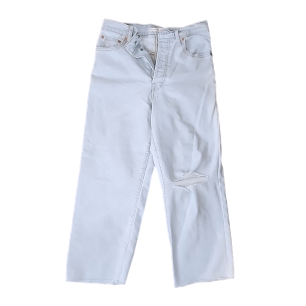 Levi's Ribcage straight ankle samba done light wash jeans size 29